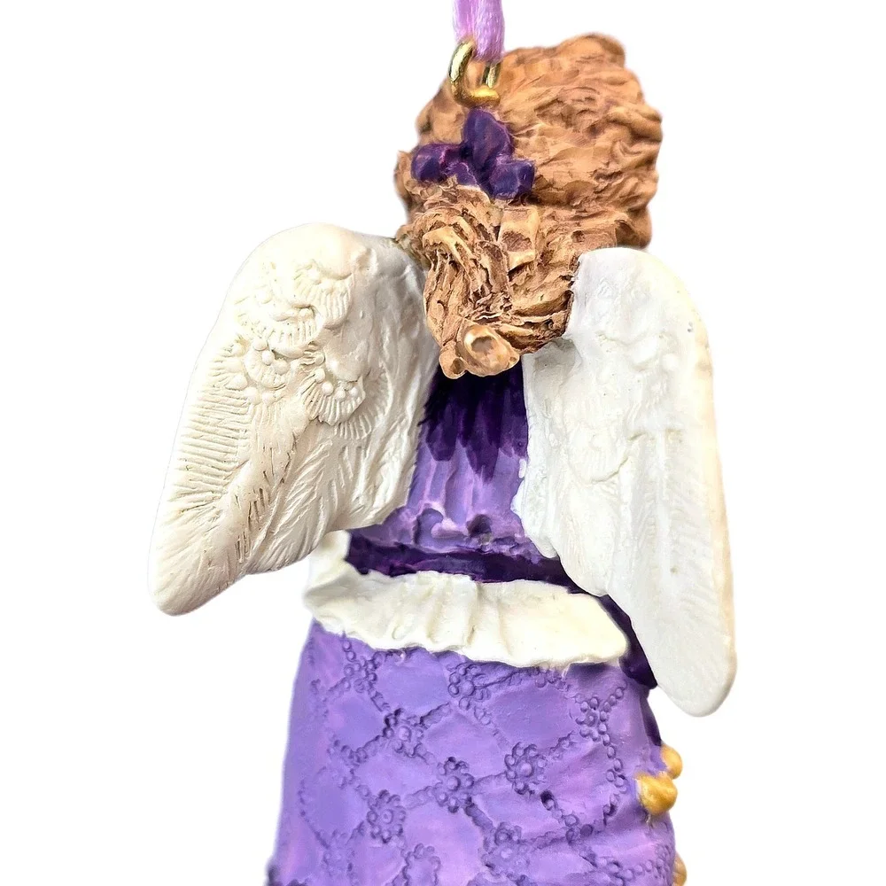 1996 Hallmark Keepsake Ornament Pansy Angel #1 in The Language of Flowers Series